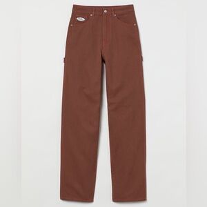 No Fear x H&M Brown Straight-Leg Pants